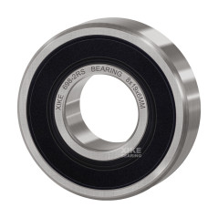 XiKe 698-2RS Roulement à Billes à Double Étanchéité 8x19x6mm Acier au Chrome et Pré-lubrifiés, 698RS Roulements à billes miniatu