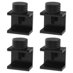 EMSea 4pcs Clips de Lit Chauffants Remplacement Imprimante 3D Lit Chaud Support de Plate-Forme en Verre Clips de Lit en Verre Ré