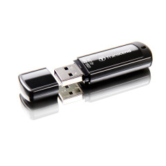 Transcend Clé USB 2.0 4 Go JetFlash 350 Noir TS4GJF350