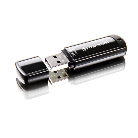 Transcend Clé USB 2.0 4 Go JetFlash 350 Noir TS4GJF350