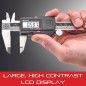 Pied à coulisse numérique Starrett, 0-6 "(0-150 mm) sans sortie de données, dans un boîtier en plastique 799A-6/150 Pied à coulisse numérique Starrett, 0-6 "(0-150 mm) sans sortie de données, dans un boîtier en plastique 799A-6/150