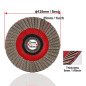 HOMESOM 5 pouces 1 pc 60 meules à grain disque abrasif de ponçage à lamelles pour meuleuse d'angle tampon de ponçage diamant HOMESOM 5 pouces 1 pc 60 meules à grain disque abrasif de ponçage à lamelles pour meuleuse d'angle tampon de ponçage diamant