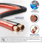 EBROM Câble de batterie rouge H07V-K 16 mm² - 3 m - 99,9% cuivre OFC - 3 m (3M) 16 mm² EBROM Câble de batterie rouge H07V-K 16 mm² - 3 m - 99,9% cuivre OFC - 3 m (3M) 16 mm²