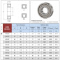 XiKe - Roulements à billes 6910ZZ (50x72x12 mm) en acier 100Cr6, pré-lubrifiés avec double joint métallique (ZZ) - Lot de 2 pièc XiKe - Roulements à billes 6910ZZ (50x72x12 mm) en acier 100Cr6, pré-lubrifiés avec double joint métallique (ZZ) - Lot de 2 pièc