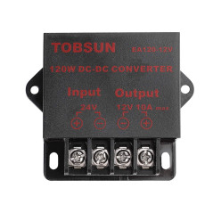 HOMELYLIFE DC 24V à 12V 10A 120W Convertisseur de puissance Régulateur abaisseur pour transformateur basse tension de voiture (2