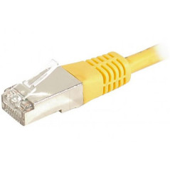 Cable MCL / CABLE BLINDE ETHERNET RJ45 CAT 6 F/UTP 5M JAUNE