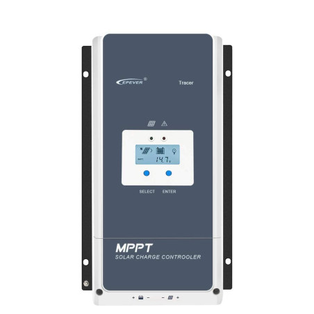 EPEVER 80A MPPT Régulateur de Charge Solaire 12V/24V/36V/48V avec Écran LCD, Tension de Circuit Ouvert Jusqu'à 150V pour Scellé,