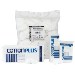 Cotton Plus ZIG ZAG 100 g - LIGNE MÉDICALE | 100% pur coton hydrophile cardé pour usage médical | Doux et absorbant.