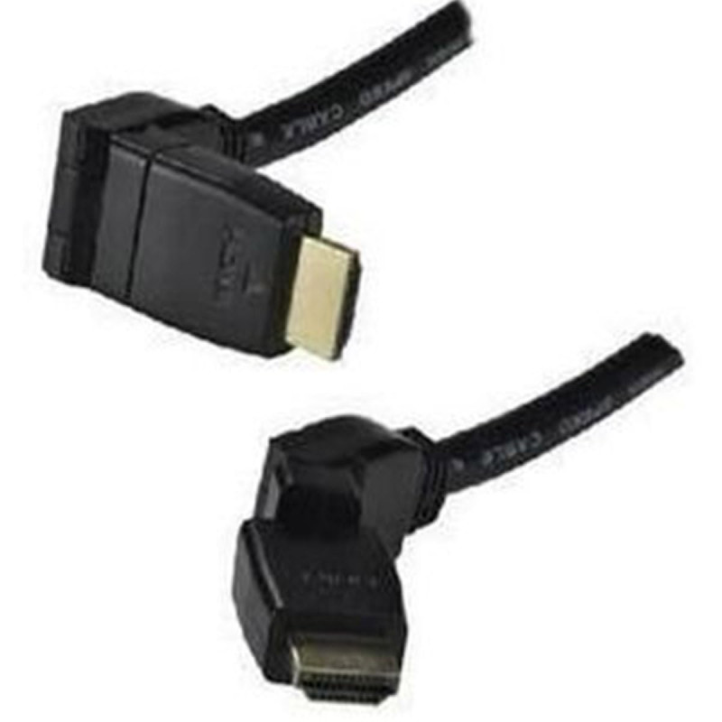 MCL MC385E-1M Câble HDMI 1080P haute vitesse 3D avec Ethernet mâle/mâle - 1m Noir MCL MC385E-1M Câble HDMI 1080P haute vitesse 3D avec Ethernet mâle/mâle - 1m Noir