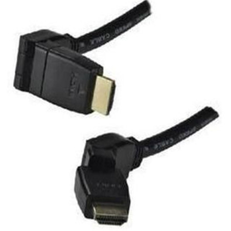 MCL MC385E-1M Câble HDMI 1080P haute vitesse 3D avec Ethernet mâle/mâle - 1m Noir
