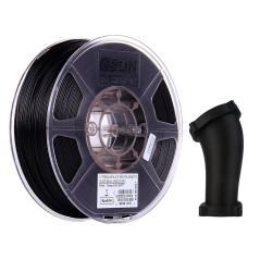 eSUN Nylon Fibre de Carbone Filament 1.75mm, Imprimante 3D Filament PA-CF, Précision Dimensionnelle +/- 0.05mm, 1KG Bobine (2.2