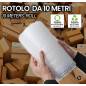 IPEA Rouleau Papier Film à Bulles pour l'Emballage et l'Expédition - 10 Mètres x 30 cm - Made in Italy - Pluriball pour la Prote