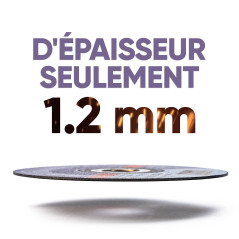 50x IPOTOOLS Disque a tronconner 125 metal - Disque meuleuse 125 metal en acier inoxydable, disque meuleuse 125 mm x 1,0 mm, pou