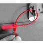 100 SCELLÉS PLASTIQUES DE SÉCURITÉ - LONGUEUR TOTALE 20 CM. - Matière polypropylène - Numérotation consécutive 100 SCELLÉS PLASTIQUES DE SÉCURITÉ - LONGUEUR TOTALE 20 CM. - Matière polypropylène - Numérotation consécutive