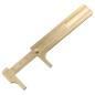 Hztyyier Pied à Coulisse en Laiton 80mm, Calibre Coulissant Vernier, étrier de Poche Précis pour Mesures Rapides en Atelier ou s Hztyyier Pied à Coulisse en Laiton 80mm, Calibre Coulissant Vernier, étrier de Poche Précis pour Mesures Rapides en Atelier ou s