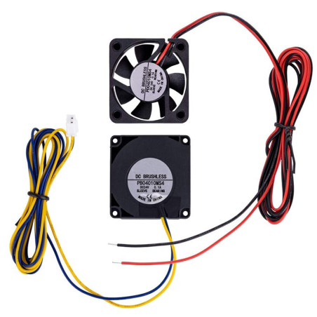 MMOBIEL 2 en 1 Ventilateur silencieux d'extrémité chaude extrudeuse et turbo de refroidissement CC 24 V 40 x 40 x 10 mm compatib