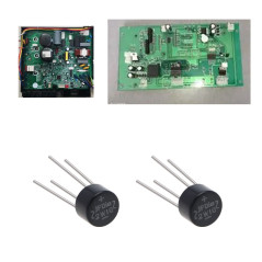 The Lord of the Tools 30pcs 2W10 2A 1000V Diodes Redresseur en Pont Axiales 1000 Volts Pleine Onde Silicone Pont Diodes Redresse