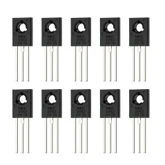Create idea 10pcs NPN Transistor en Silicon Power Transistor 3Pin à Usage Général NEC TO-126 Produits Semi-conducteurs 2SD882 40