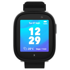 XPLORA X6 Play - Montre connectée pour Enfants (avec SIM) – 4G, Appels, Messages, Mode école, Fonction SOS, localisation GPS, Ap