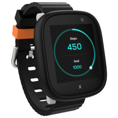 XPLORA X6 Play - Montre connectée pour Enfants (avec SIM) – 4G, Appels, Messages, Mode école, Fonction SOS, localisation GPS, Ap