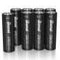BONAI AA Piles Rechargeables Ni-MH, 2800mAh 1,2V Haute Capacité Réelle Batterie Rechargeable AA, 1200 Cycles, Faible Auto-déchar BONAI AA Piles Rechargeables Ni-MH, 2800mAh 1,2V Haute Capacité Réelle Batterie Rechargeable AA, 1200 Cycles, Faible Auto-déchar