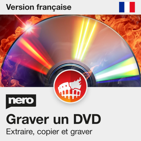 Nero Gravure et Copie DVD 2026 | Nero Burning ROM | Logiciel de Gravure CD DVD | Graver, Copier, Sauvegarder | Licence à Vie 1 P