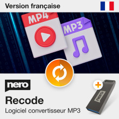 Nero Recode sur Clé USB | Convertisseur MP3 & MP4 | Logiciel Audio et Vidéo | Convertir MP4, AVI, MOV, MP3, WAV, FLAC | Ripper D