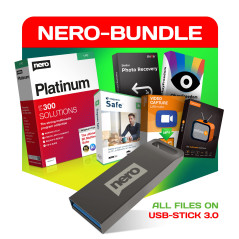 Nero Super Bundle | Suite Multimédia : Montage Vidéo, Gravure CD/DVD, Sauvegarde, Gestion Photos, Optimisation PC, Récupération 