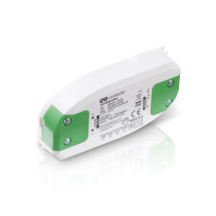 conecto transformateur d'alimentation LED | Transformateur LED 12 volts pour ampoules et lampes LED jusqu'à 8 watts, Blanc/Vert