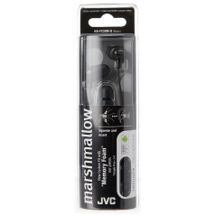 JVC HA-FX38M-E Écouteurs Intra-Auriculaires "Marshmallow" avec Télécommande et Micro - Noir