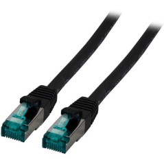 EFB RJ45 CABLE DE RED S/FTP, CAT.6A, LSZH, 25M, NEGRO