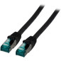 EFB RJ45 CABLE DE RED S/FTP, CAT.6A, LSZH, 25M, NEGRO