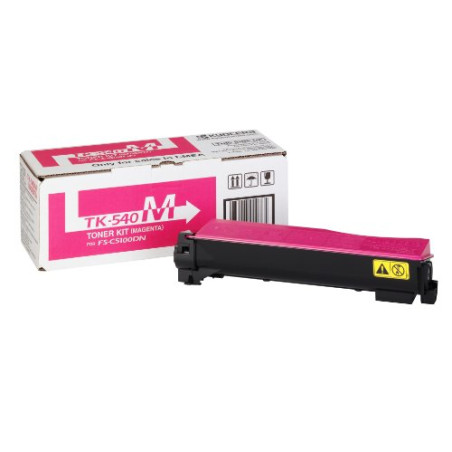 Toner Kyocera TK-540M d'origine. Magenta, 4 000 pages ISO 19752, compatible imprimante ECOSYS FS-C5100DN