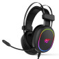 Havit Gaming Headphone RGB Black 2016D Casque avec Fil Arceau Jouer Noir