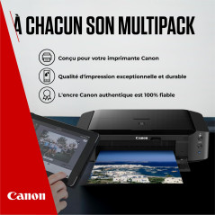 Canon PG-575XL x 2 / CL-576XL Cartouches d'encre Authentiques à Haut rendement, Lot de 3 (2 x Noir, 1 x Couleur) - Carton Multip