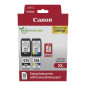 Canon PG-575XL / CL-576XL High Yield Genuine Ink Cartridges, Pack of 2 (1 x Black, 1 x Colour); Includes 50 Sheets of 4x6 Photo 
