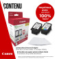 Canon PG-575XL / CL-576XL High Yield Genuine Ink Cartridges, Pack of 2 (1 x Black, 1 x Colour); Includes 50 Sheets of 4x6 Photo 