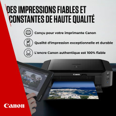 Canon CLI-571 Lot de 4 Cartouches d'encre Authentiques (Noir, Cyan, Magenta, Jaune) – Carton Multipack
