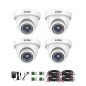 ZOSI 1080P 4pcs TVI Caméra de Surveillance Extérieure IP66 Objectif 3.6mm IR Vision 24 m 90° Angle - Compatible avec Enregistreu ZOSI 1080P 4pcs TVI Caméra de Surveillance Extérieure IP66 Objectif 3.6mm IR Vision 24 m 90° Angle - Compatible avec Enregistreu