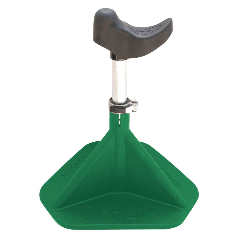 Hoof-It Étalon Maréchal-Ferrant Support pour Sabot de Cheval - Vert