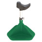 Hoof-It Étalon Maréchal-Ferrant Support pour Sabot de Cheval - Vert