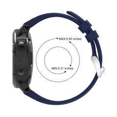 TOPsic Bracelet Fenix 5/Fenix 5 Plus, Bracelet de Montre 22mm Bande Remplacement en Silicone pour Fenix 5/5 Plus/Fenix 6/6 Pro/F