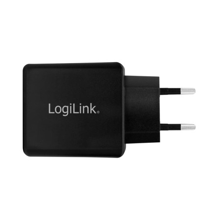 LogiLink PA0210 Fast Charging Adaptateur de Prise USB (2 x USB-A, 12 W) pour Smartphones/tablettes/lecteurs MP3-MP4/eBooks/Navi/