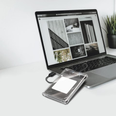 LogiLink Boîtier USB 3.0 pour Disque Dur 2,5" HDD/SSD jusqu'à 16 to, Windows/MacOS/Chrome OS/Linux