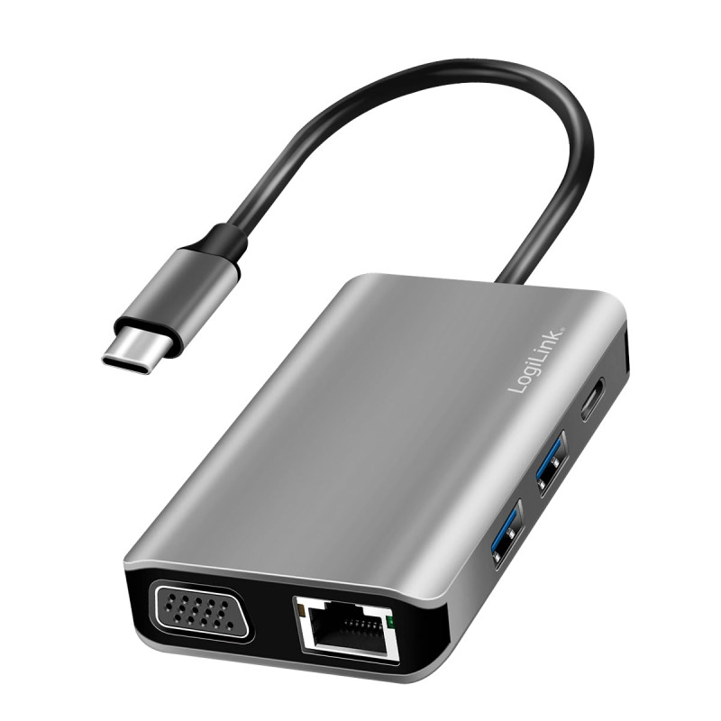 Station d'accueil USB 3.2 Gen 1 à 7 Ports, avec Port USB-C et PD (PowerDelivery), résolution UHD 4K, réseau RJ45 Gigabit Station d'accueil USB 3.2 Gen 1 à 7 Ports, avec Port USB-C et PD (PowerDelivery), résolution UHD 4K, réseau RJ45 Gigabit