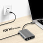 Station d'accueil USB 3.2 Gen 1 à 7 Ports, avec Port USB-C et PD (PowerDelivery), résolution UHD 4K, réseau RJ45 Gigabit Station d'accueil USB 3.2 Gen 1 à 7 Ports, avec Port USB-C et PD (PowerDelivery), résolution UHD 4K, réseau RJ45 Gigabit