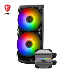MSI MAG CORELIQUID M240 Kit AIO Watercooling CPU, Pompe de Radiateur Intégrée, Disposition Split-Flow, Tuyaux Anti-Évaporation, 