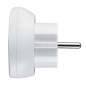 Electraline 70057 Adaptateur de voyage Suisse/Italie/Brazil vers France/Europe, blanc Electraline 70057 Adaptateur de voyage Suisse/Italie/Brazil vers France/Europe, blanc