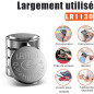 Paquet de 20 Piles Bouton alcaline de la Pile LR1130 AG10 Paquet de 20 Piles Bouton alcaline de la Pile LR1130 AG10