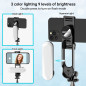 Perche à Selfie avec Lumière 111cm, Trépied Amélioré pour Téléphone avec Télécommande Détachable, 360° Rotation Perche Selfie po Perche à Selfie avec Lumière 111cm, Trépied Amélioré pour Téléphone avec Télécommande Détachable, 360° Rotation Perche Selfie po